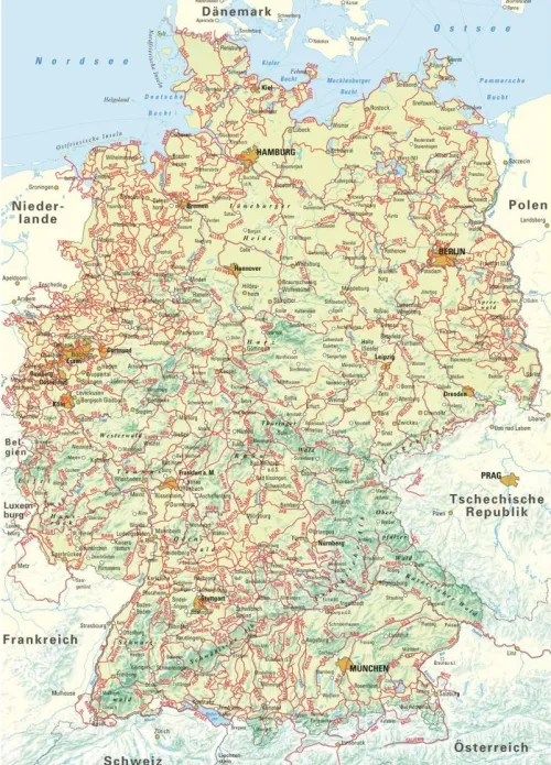 BVA Bielefelder Verlag Radreisen & Radtouren|Karten & Atlanten*ADFC-Ratgeber 260 Radfernwege in Deutschland
