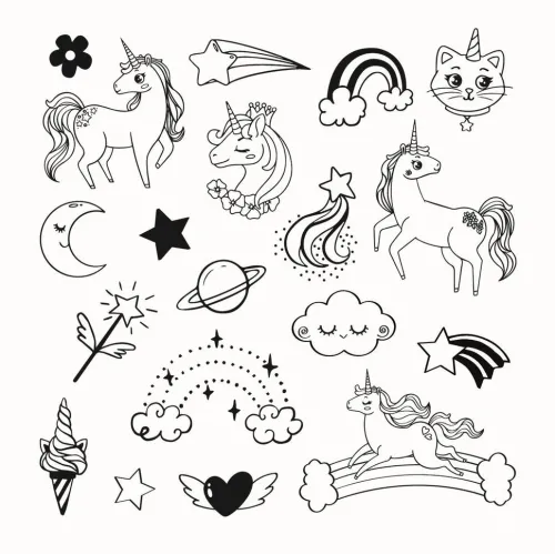 - Kinder Stempel Funny Einhorn*Aladine Hot