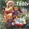 Alpha Edition - Teddy Kalender 2026 - Bildkalender & Wandkalender im Broschürenformat 30×30 cm, aufgeklappt 30×60 cm mit 12 liebevollen Teddy-Motiven & Poster, FSC-zertifiziert*teNeues Calendars & Stationery GmbH & Co. KG Sale