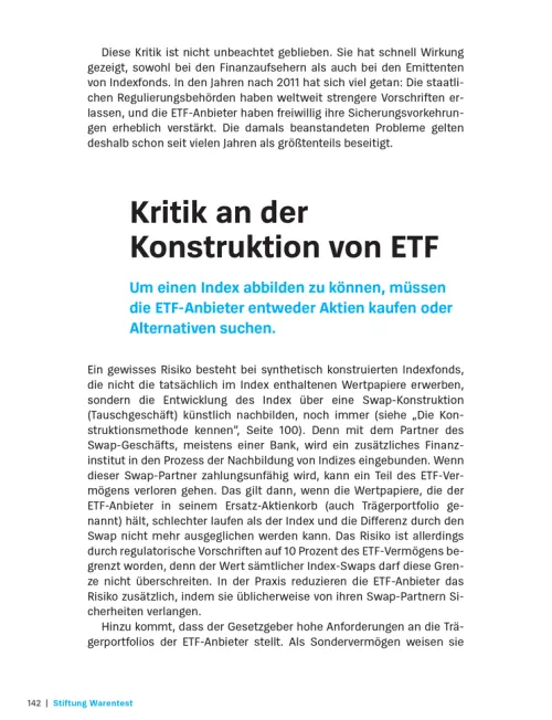 Stiftung Warentest Geld & Finanzen*Anlegen mit ETF