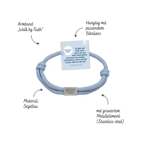 Brunnen-Verlag, Gießen Schmuck & Accessoires-Armband Walk by Faith