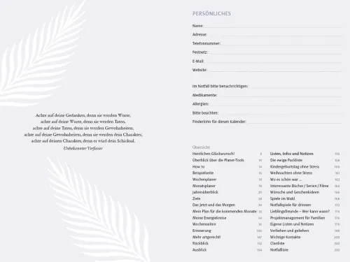 Kösel-Verlag Geburtstagskalender*artgerecht - Der andere Familienplaner