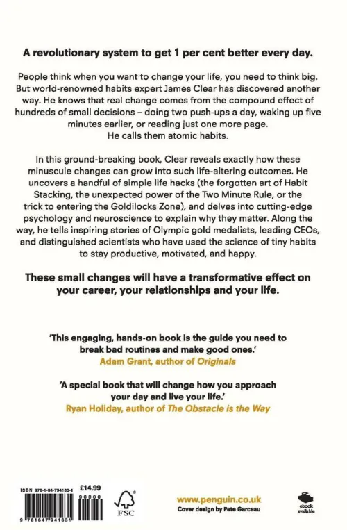 Random House UK Ltd Sachbücher|Ratgeber-Atomic Habits