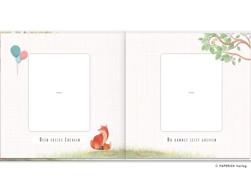 Babyalbum - UNSER ERSTES GEMEINSAMES JAHR (rosé)*PAPERISH Verlag