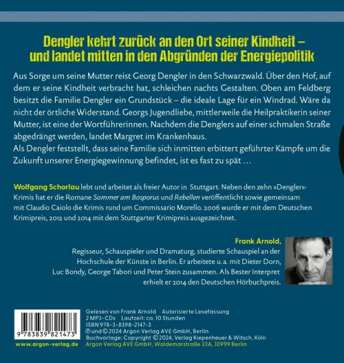 Argon Verlag GmbH Krimis & Thriller·Politthriller*Black Forest