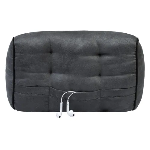 Bookchair Vertrieb Lesen & Geschichten-Bookcouch Grau | Lesekissen für Bücher und Tablets | Buchständer | Tablethalter | Lesehillfe | Deutsche Ausgabe
