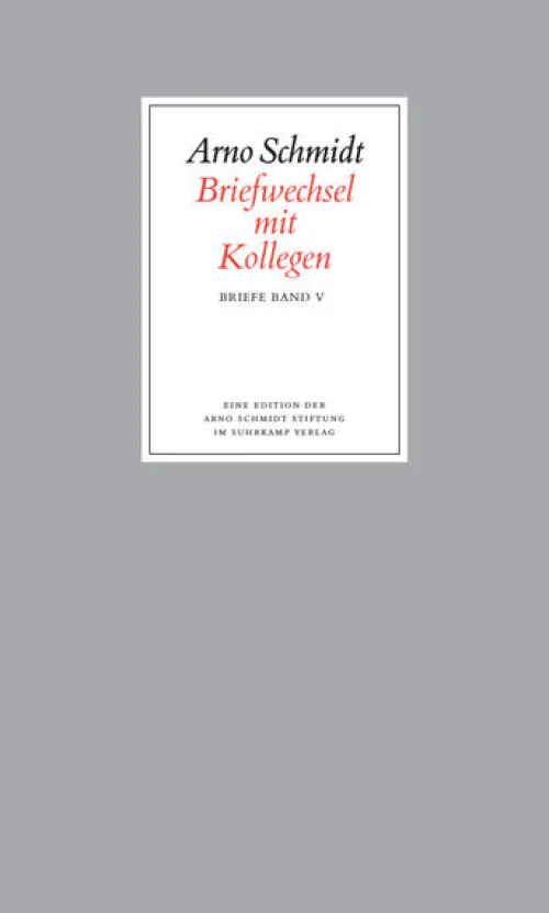 Briefwechsel 5*Suhrkamp Verlag Online