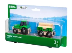 Ravensburger Modelle & Konstruktion*BRIO - Traktor mit Holz-Anhänger