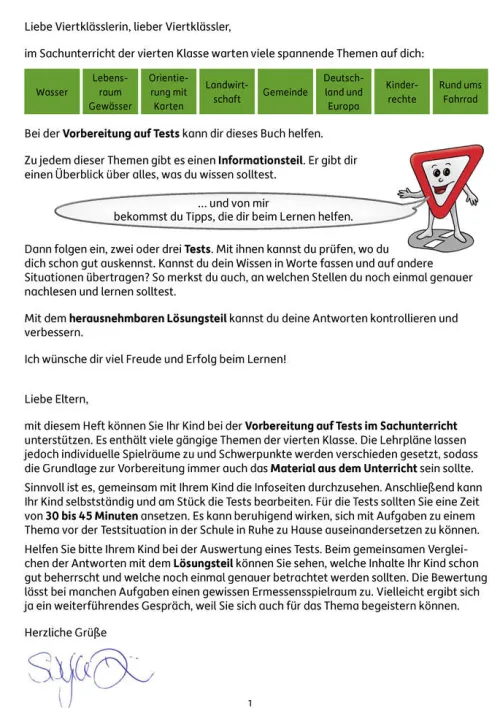 Hauschka Verlag GmbH Grundschule·Sachkunde-Übungsheft mit Tests im Sachunterricht 4. Klasse