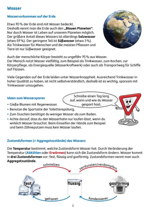 Hauschka Verlag GmbH Grundschule·Sachkunde-Übungsheft mit Tests im Sachunterricht 4. Klasse