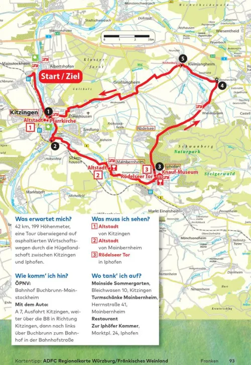 BVA Bielefelder Verlag Radreisen & Radtouren-BVA Die 25 schönsten E-Bike Touren in Franken