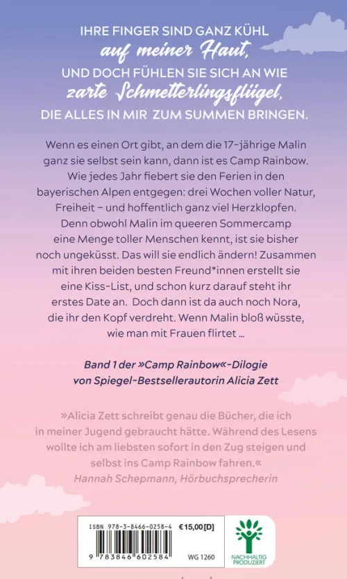 ONE Lgbtqia+ Jugendbücher*Camp Rainbow - Über mir der Himmel