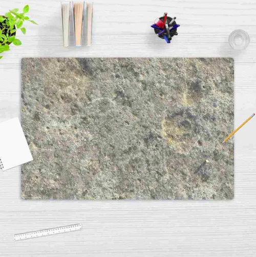 Schreibtischunterlage für Kinder und Erwachsene Naturstein Textur , aus hochwertigem Vinyl, 60 x 40 cm*Cover-your-desk New
