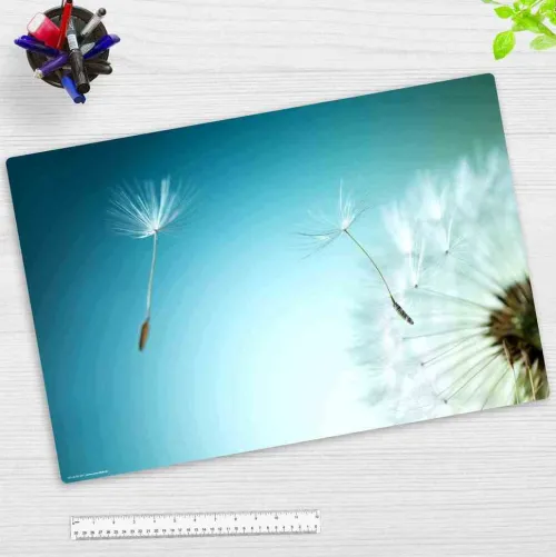Cover-your-desk Schreibtischunterlagen*Schreibtischunterlage für Kinder und Erwachsene Pusteblume, aus hochwertigem Vinyl , 60 x 40 cm