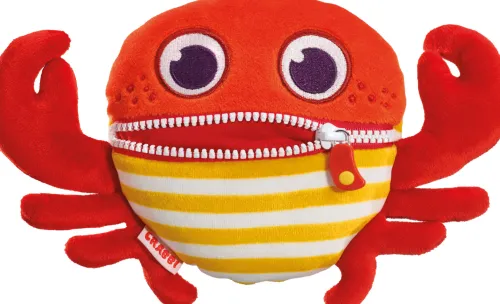 Schmidt Spiele GmbH Puppen & Stofftiere*Crabbi, klein, 23,5 cm, Edition Ahoi