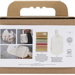 Mini Kreativ Set Sticken, Kosmetiktasche, Creme*Creativ Company Hot