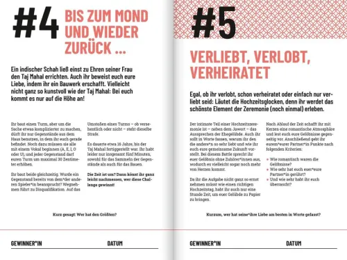 Pattloch Geschenkbuch Liebe & Hochzeit-Das Battle-Buch für Paare