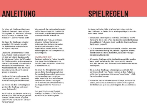 Pattloch Geschenkbuch Liebe & Hochzeit-Das Battle-Buch für Paare