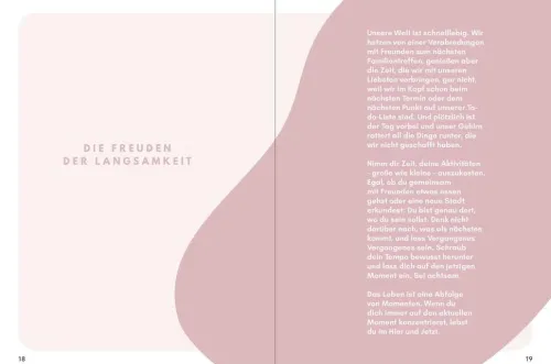 Groh Verlag Glück & Wünsche-Das Glück liegt im Jetzt