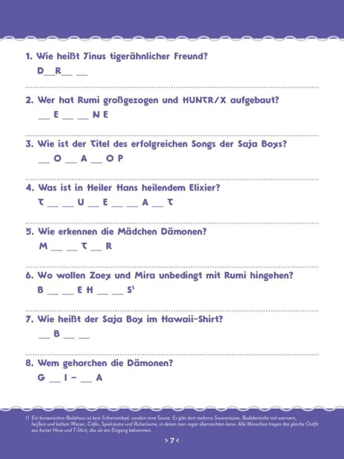 Kinder Carlsen Verlag GmbH Kinder- & Jugendbücher-Das inoffizielle K-POP DEMON HUNTERS Activity Buch
