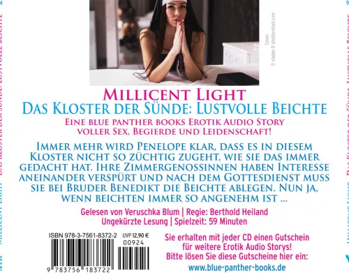 Das Kloster der Sünde: Lustvolle Beichte | Erotik Audio Story | Erotisches Hörbuch Audio-CD*blue panther books
