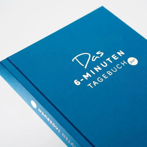 Das 6-Minuten-Tagebuch pur (aquarellblau)*Rowohlt Taschenbuch Hot