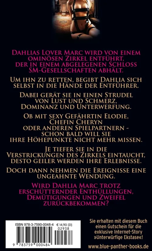 Blue Panther Books Erotische Romane-Das Schloss der Lust und Schmerzen | Erotischer SM-Roman