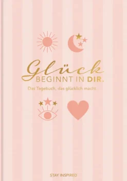 NOVA MD Glück & Wünsche*Das Tagebuch das glücklich macht (Special Edition): 6 Minuten am Tag für mehr Glück, Positivität, Dankbarkeit und Erfolg. Dankbarkeitstagebuch zum Ausfüllen für jeden Tag. 6 Minuten Tagebuch für mehr Achtsamkeit. 12 Wochen Tagebuch in rosa