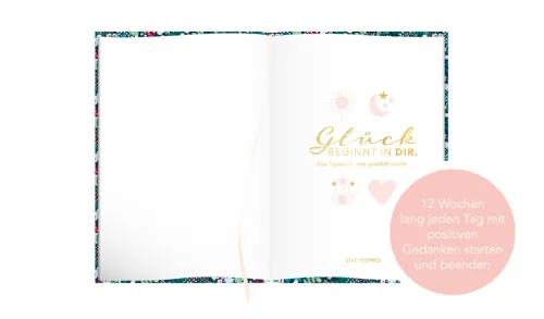NOVA MD Glück & Wünsche*Das Tagebuch das glücklich macht (Special Edition): 6 Minuten am Tag für mehr Glück, Positivität, Dankbarkeit und Erfolg. Dankbarkeitstagebuch zum Ausfüllen für jeden Tag. 6 Minuten Tagebuch für mehr Achtsamkeit. 12 Wochen Tagebuch in rosa