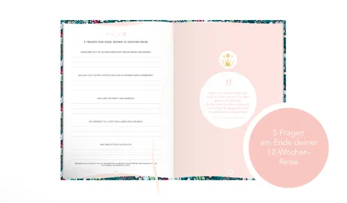 NOVA MD Glück & Wünsche*Das Tagebuch das glücklich macht (Special Edition): 6 Minuten am Tag für mehr Glück, Positivität, Dankbarkeit und Erfolg. Dankbarkeitstagebuch zum Ausfüllen für jeden Tag. 6 Minuten Tagebuch für mehr Achtsamkeit. 12 Wochen Tagebuch in rosa