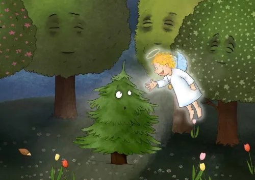 Don Bosco Medien GmbH Lesen & Geschichten-Das Tannenbäumchen. Kamishibai Bildkartenset