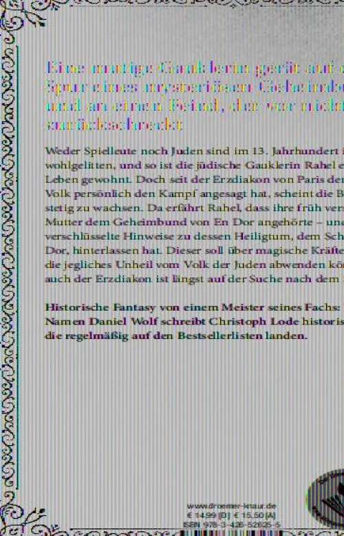 Knaur Taschenbuch Historische Fantasy-Das Vermächtnis der Seherin