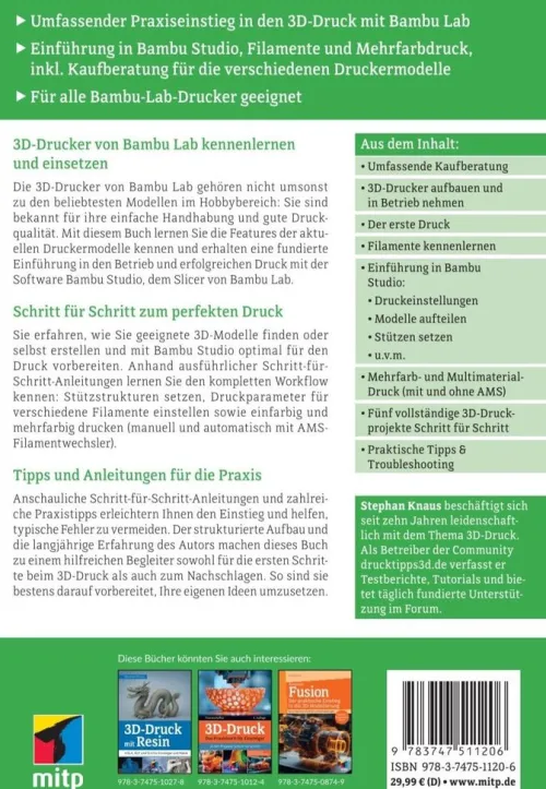 3D-Druck mit Bambu Lab*MITP Verlags GmbH Clearance