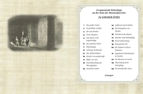 Der Fluch der Mumie Adventskalender der Logikrätsel*Naumann & Göbel Verlagsg. Best