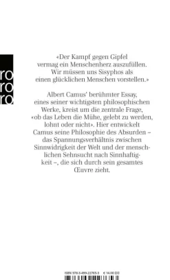 Rowohlt Taschenbuch Religion & Philosophie|Philosophie*Der Mythos des Sisyphos
