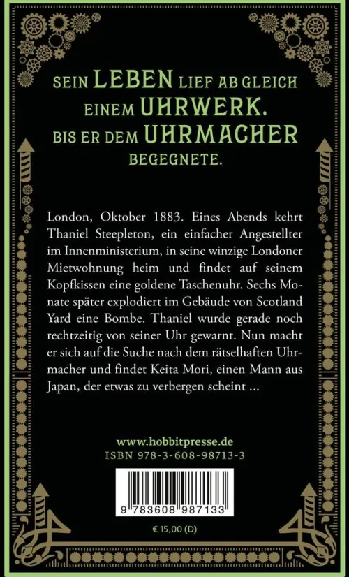 Klett-Cotta Verlag Asian Fantasy|Historische Fantasy-Der Uhrmacher in der Filigree Street