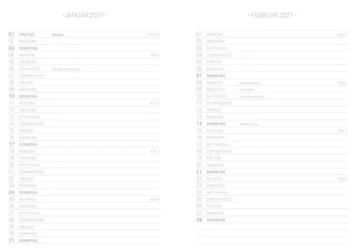 Heye Kalender Buchkalender*Design Diary Summertime 2026