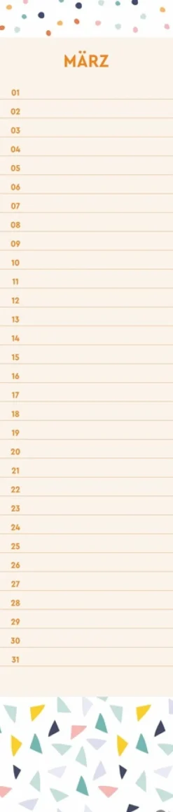 Design Geburtstagskalender Langplaner mini*Heye Clearance
