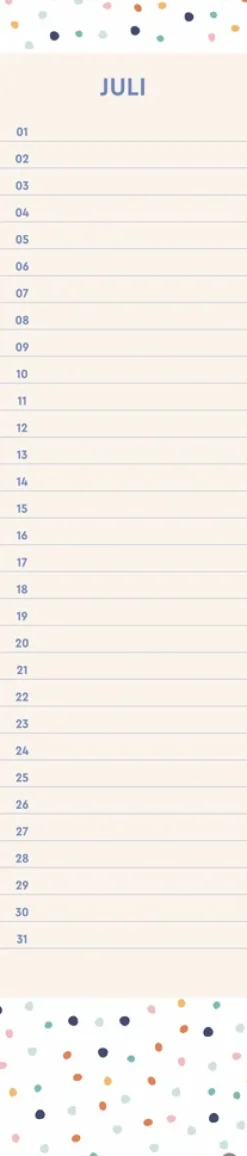 Design Geburtstagskalender Langplaner mini*Heye Clearance