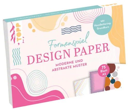 frechverlag GmbH Kalligraphie & Handlettering-Design Paper A5 Formenspiel. Mit Handlettering-Grundkurs