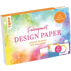 frechverlag GmbH Kalligraphie & Handlettering*Design Paper Farbenpracht A5