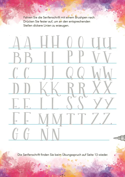 frechverlag GmbH Kalligraphie & Handlettering*Design Paper Farbenpracht A5