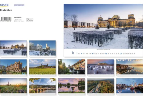 Korsch Verlag GmbH Wandkalender*Deutschland 2026