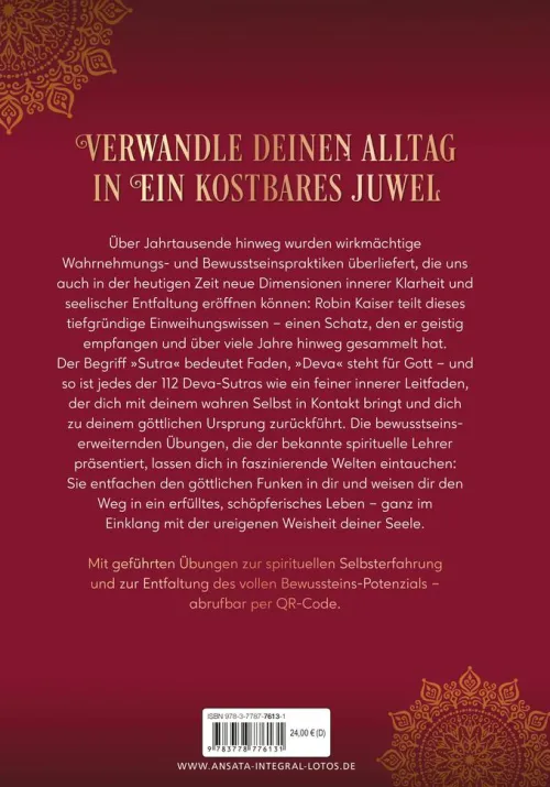 Deva Sutra. Erwecke deine göttliche Schöpferkraft*Ansata Verlag Outlet