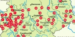 BVA Bielefelder Verlag Karten & Atlanten*Die 55 schönsten E-Bike-Touren in Deutschlands Mitte