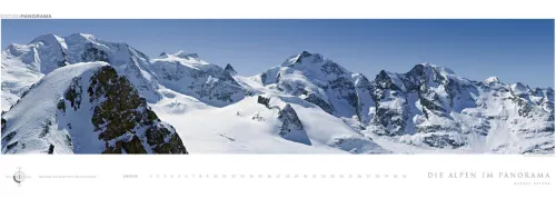 Edition Panorama GmbH Immerwährender Kalender*Die Alpen im Panorama