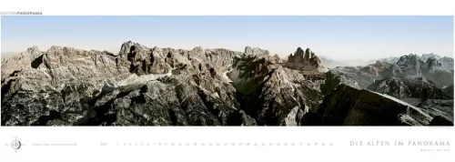 Edition Panorama GmbH Immerwährender Kalender*Die Alpen im Panorama
