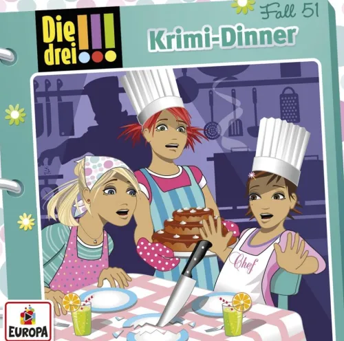 United Soft Media (USM) Kinder- & Jugendbücher·Krimis*Die drei !!! - Krimi-Dinner,1 Audio-CD