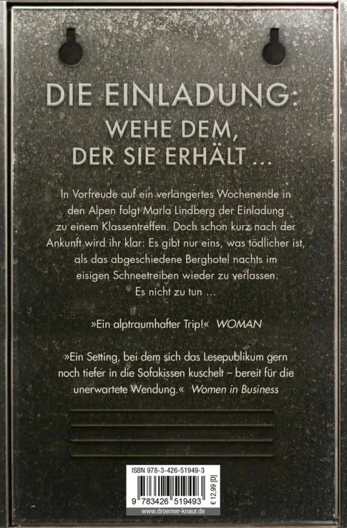 Die Einladung*Knaur Taschenbuch Sale