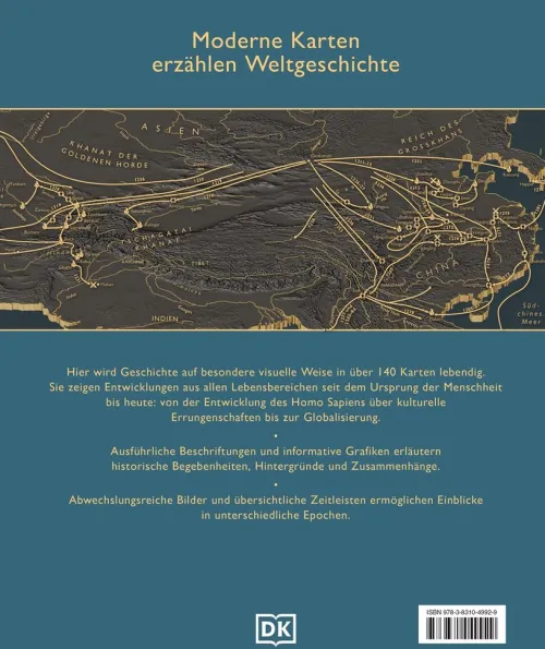 Die Geschichte der Welt in Karten*Dorling Kindersley Verlag New